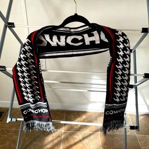 Never worn Cow Chop scarf